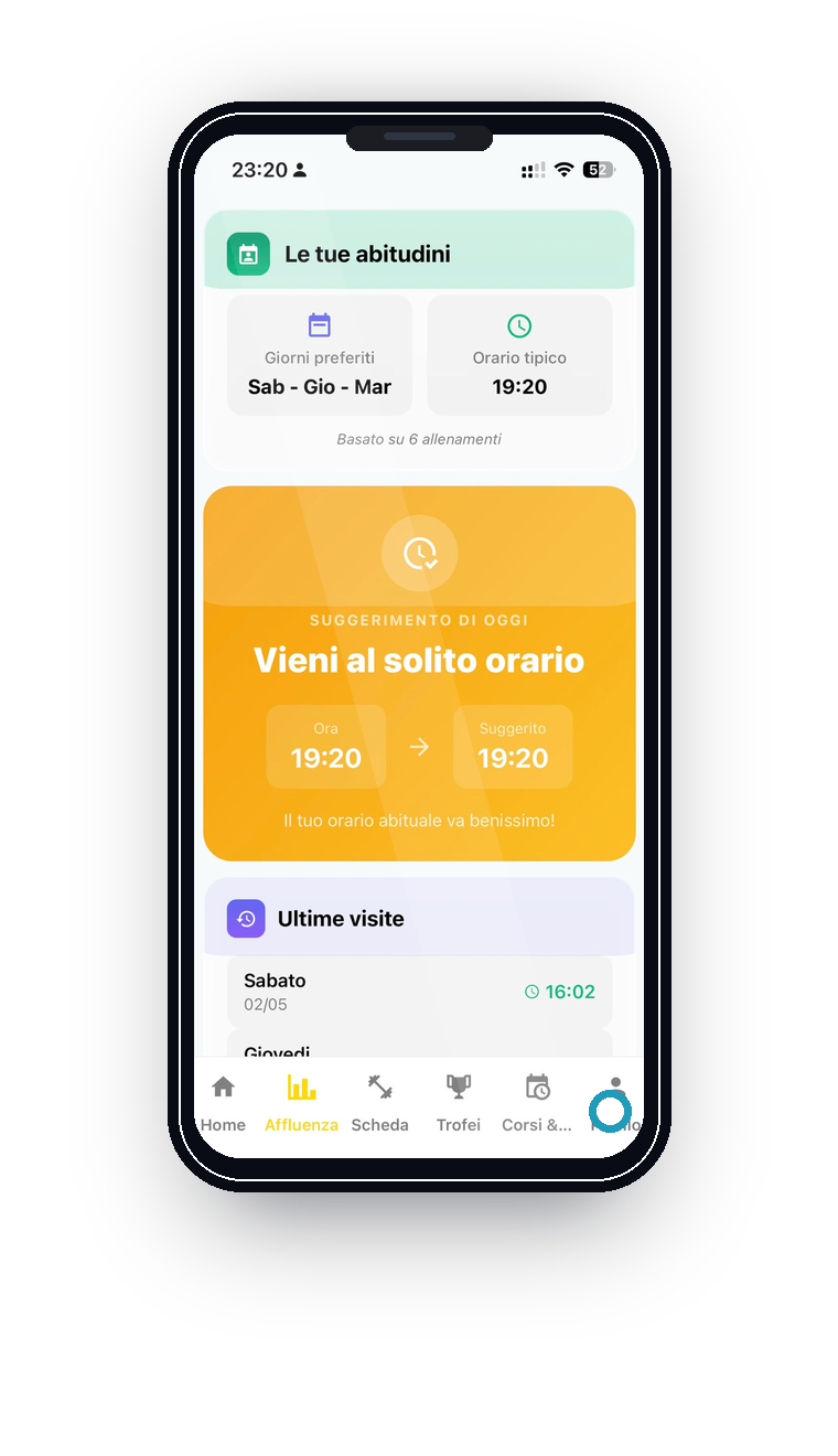 Belægningsmodul i Praesidiums medlemsapp